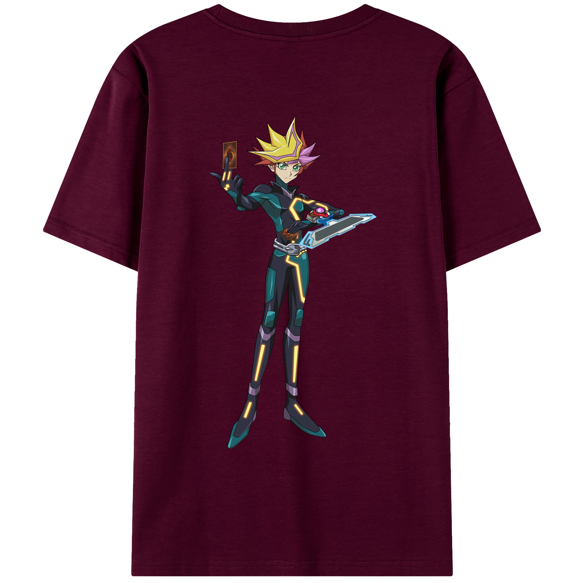 （画像用） 遊☆戯☆王 Yu-Gi-Oh! レディース半袖Tシャツ(バックプリント)